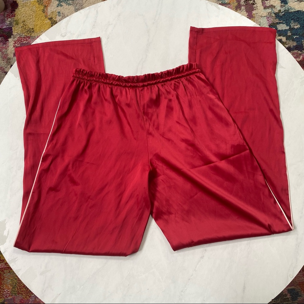 🍄4 Items 25$🍄 Victoria’s Secret Pajama Bottom Pants - Red - SMALL - Picture 4 of 7